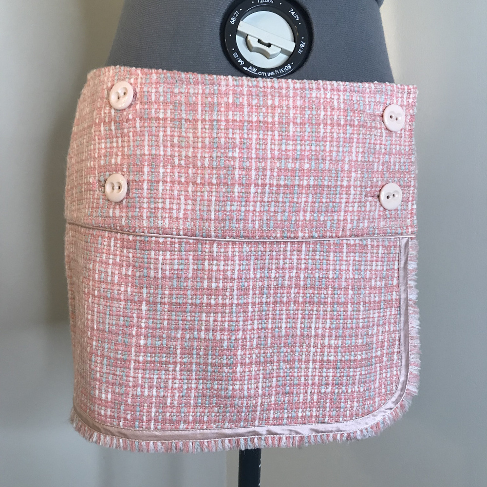 Abercrombie & Fitch Mini Tweed Skirt 0